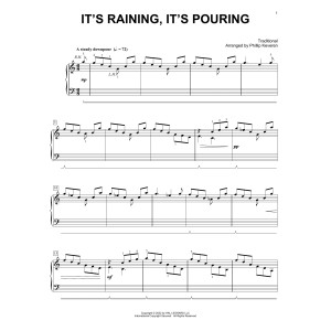 It's Raining, It's Pouring (arr. Phillip Keveren)
