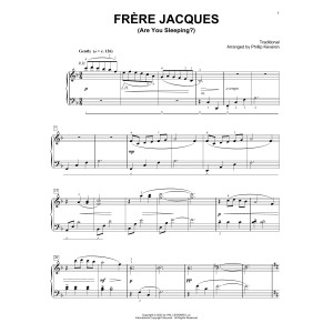 Frere Jacques (Are You Sleeping?) (arr. Phillip Keveren)