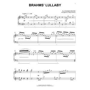 Brahms' Lullaby (arr. Phillip Keveren)