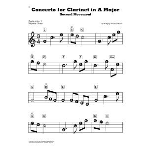 Clarinet Concerto, K. 622, 2nd Mvt.