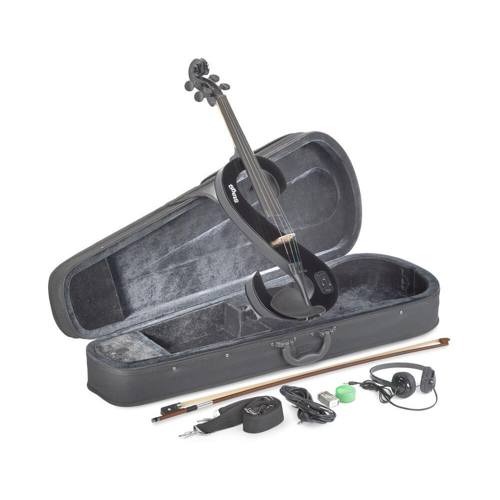 Stagg Eva Violon Electrique 4/4 Noir