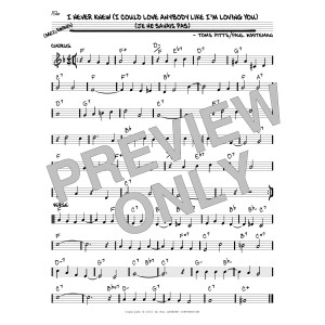 I Never Knew (I Could Love Anybody Like I'm Loving You) (Je Ne Savais Pas) (arr. Robert Rawlins)