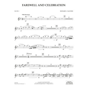Farewell and Celebration - Flute 1