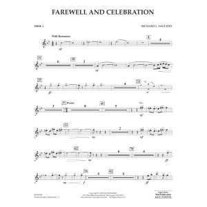 Farewell and Celebration - Oboe 1