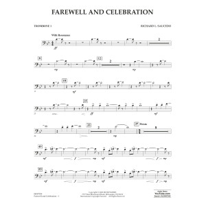 Farewell and Celebration - Trombone 1