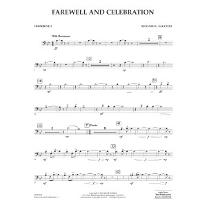 Farewell and Celebration - Trombone 2