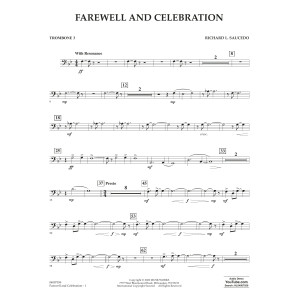 Farewell and Celebration - Trombone 3