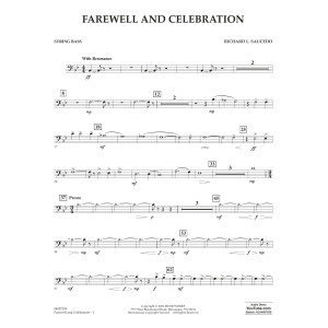 Farewell and Celebration - String Bass