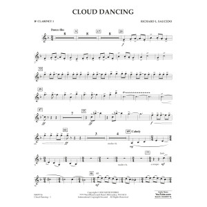 Cloud Dancing - Bb Clarinet 1