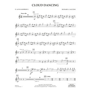 Cloud Dancing - Eb Alto Saxophone 1