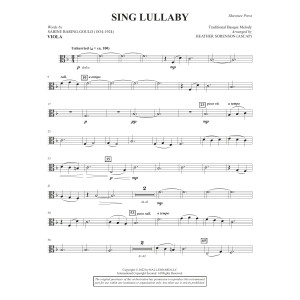 Sing Lullaby (arr. Heather Sorenson) - Viola
