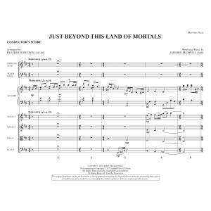 Just Beyond This Land of Mortals (arr. Heather Sorenson) - Full Score