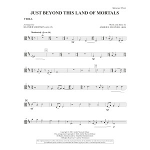 Just Beyond This Land of Mortals (arr. Heather Sorenson) - Viola