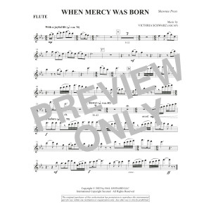When Mercy Was Born - Flute