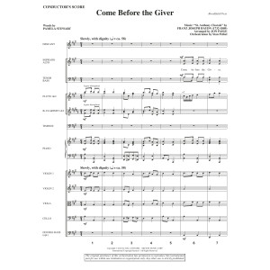 Come Before the Giver (arr. Jon Paige) - Full Score