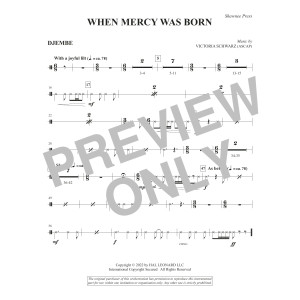 When Mercy Was Born - Djembe
