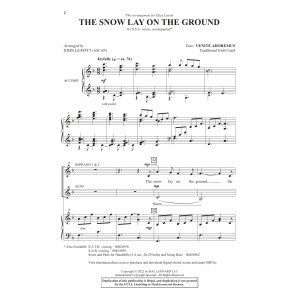 The Snow Lay On The Ground (arr. John Leavitt)