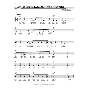 A Good Man Is Hard To Find (arr. Robert Rawlins)