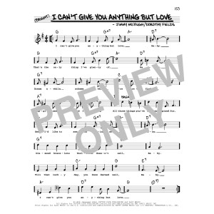I Can't Give You Anything But Love (arr. Robert Rawlins)