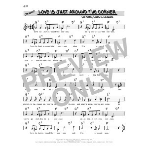 Love Is Just Around The Corner (arr. Robert Rawlins)