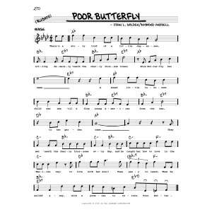 Poor Butterfly (arr. Robert Rawlins)