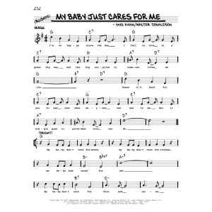 My Baby Just Cares For Me (arr. Robert Rawlins)