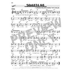 Squeeze Me (arr. Robert Rawlins)