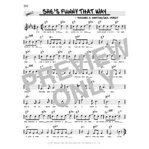 She's Funny That Way (arr. Robert Rawlins)
