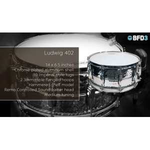BFD METAL SCHLAGZEUGSNARES
