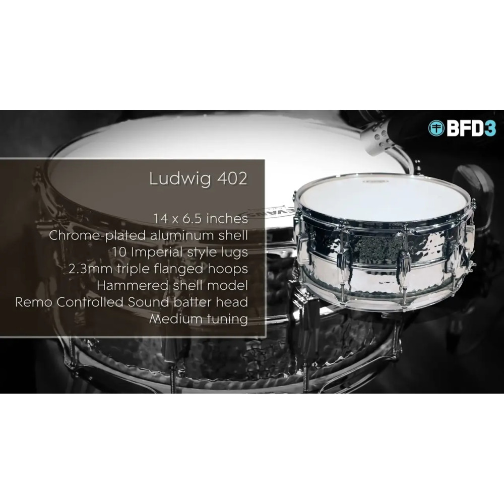 BFD METAL SCHLAGZEUGSNARES