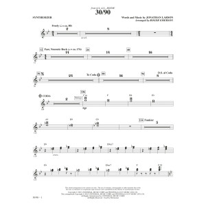 30/90 (from tick, tick... BOOM!) (arr. Roger Emerson) - Synthesizer