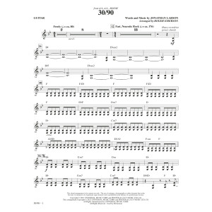 30/90 (from tick, tick... BOOM!) (arr. Roger Emerson) - Guitar