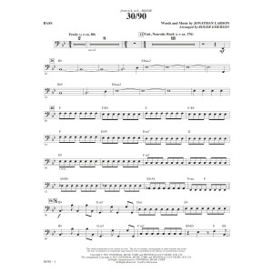 30/90 (from tick, tick... BOOM!) (arr. Roger Emerson) - Bass