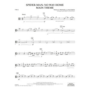 Spider-Man: No Way Home Main Theme (arr. Robert Longfield) - Viola