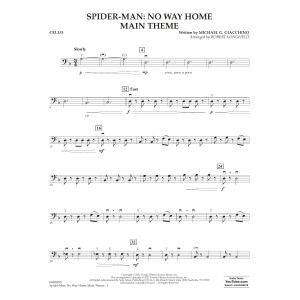 Spider-Man: No Way Home Main Theme (arr. Robert Longfield) - Cello