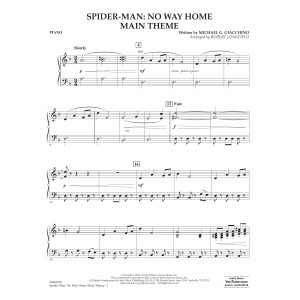 Spider-Man: No Way Home Main Theme (arr. Robert Longfield) - Piano