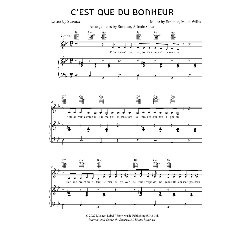 C'est Que Du Bonheur