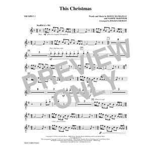 This Christmas (arr. Roger Emerson) - Bb Trumpet 1