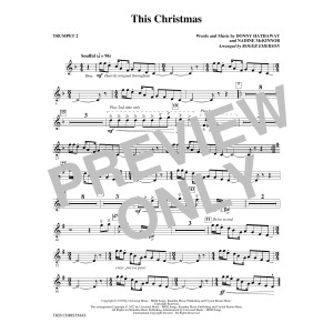 This Christmas (arr. Roger Emerson) - Bb Trumpet 2