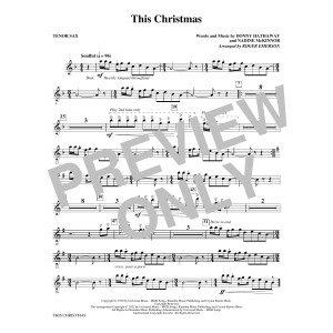 This Christmas (arr. Roger Emerson) - Bb Tenor Saxophone