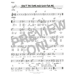 Won't You Come And Sing For Me