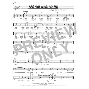 Are You Missing Me