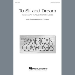To Sit And Dream - Score
