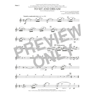 To Sit And Dream - Flute 2