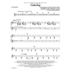 Underdog (arr. Roger Emerson) - Synthesizer