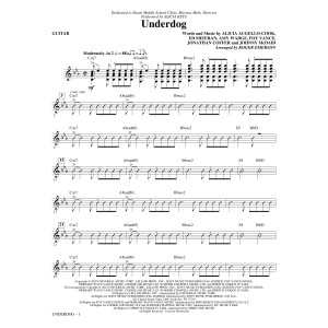 Underdog (arr. Roger Emerson) - Guitar