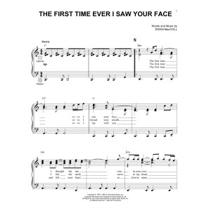 The First Time Ever I Saw Your Face