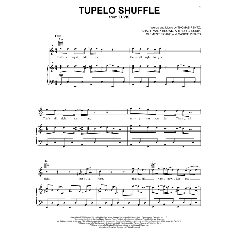Tupelo Shuffle (from ELVIS)
