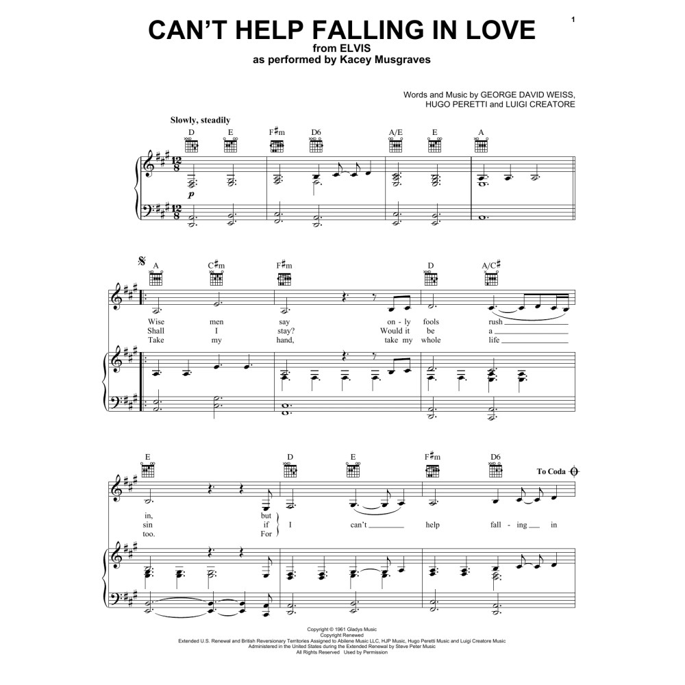 Can't Help Falling In Love (from ELVIS)