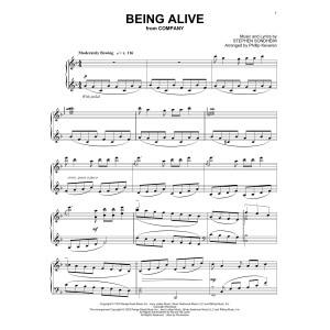 Being Alive (from Company) (arr. Phillip Keveren)